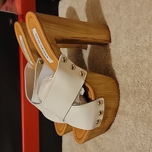 Steve Madden Platform Angela white Leather 11